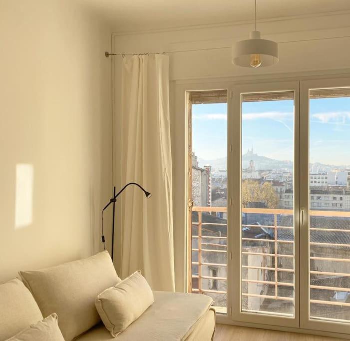 Vue Mer Et Et Notre Dame Centre Ville Avec Balcon Et Parking Μασσαλία Εξωτερικό φωτογραφία